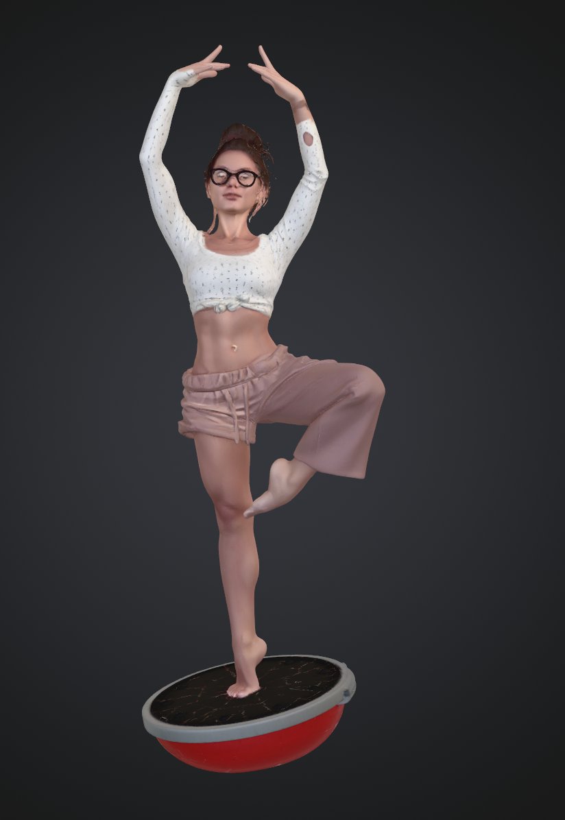 Figurine blanche résine